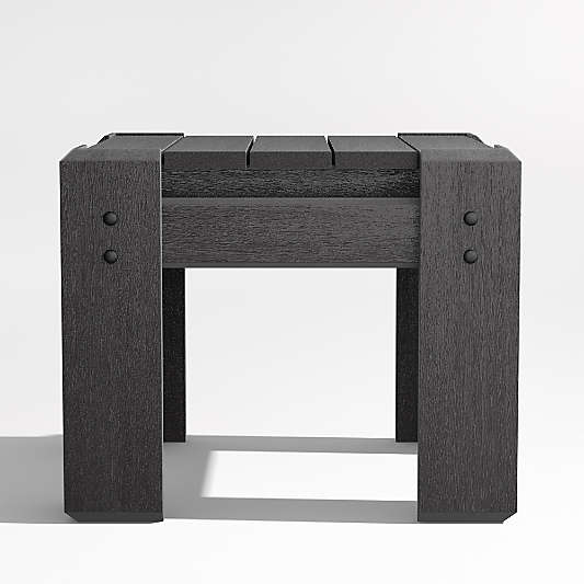 Takagi Black Recycled Outdoor Side Table