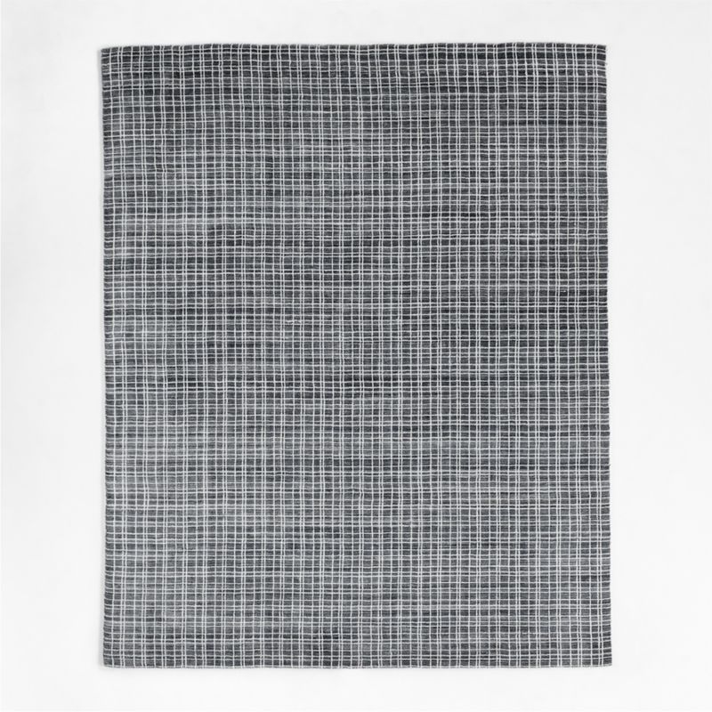 Talence Checkered Blue Rug Swatch 12"x18" - image 1 of 4