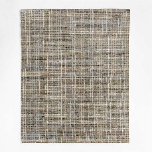 Talence Checkered Sand Beige Rug Swatch 12"x18"