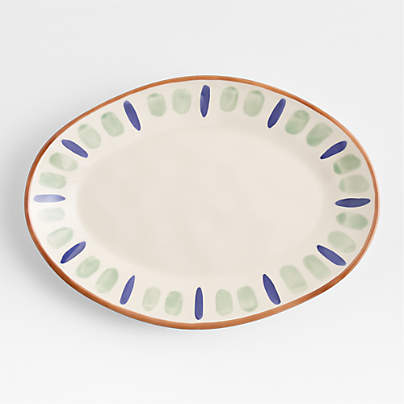 Taormina Oval Outdoor Melamine Platter