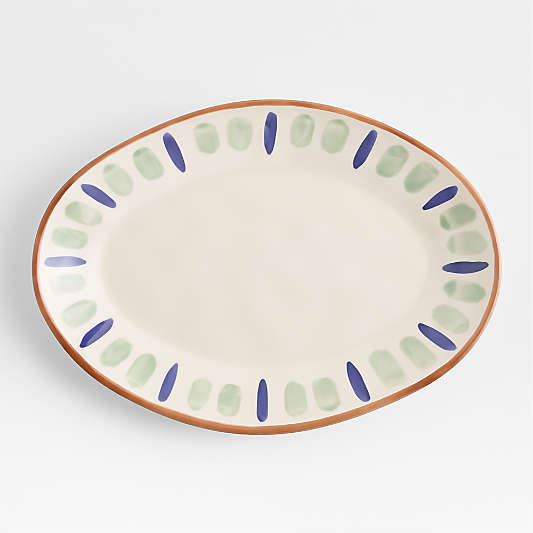 Taormina Oval Outdoor Melamine Platter