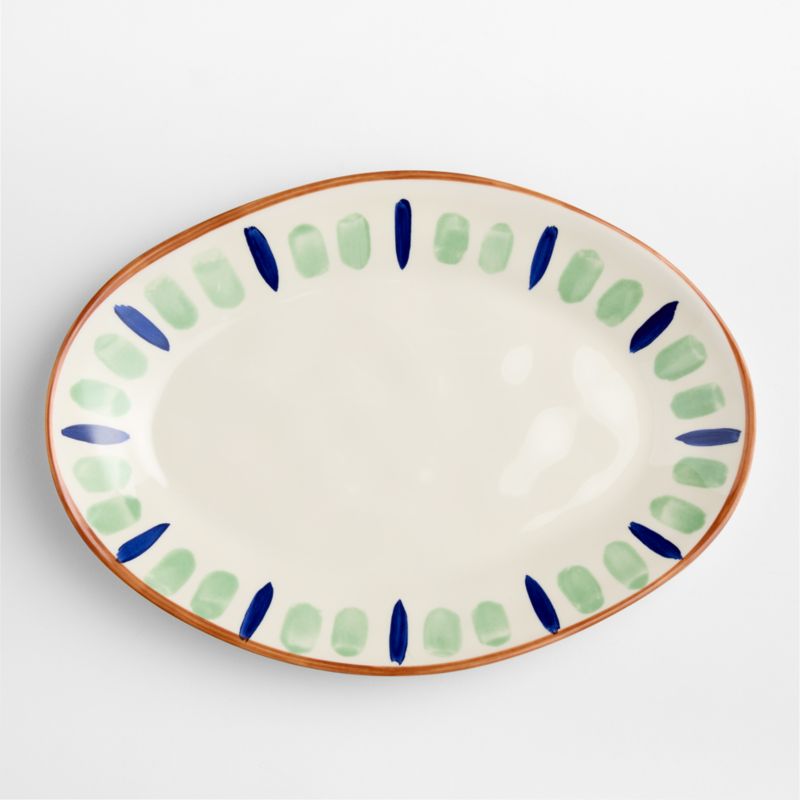 Viewing product image Taormina Oval Melamine Platter - image 1 of 3