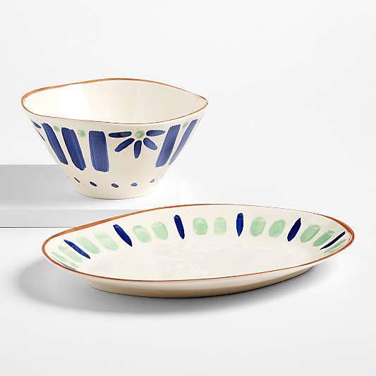 Taormina Melamine Serving Bowl