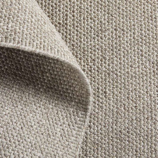 Taos Performance Handwoven Beige Indoor/Outdoor Rug Swatch 12"x18"