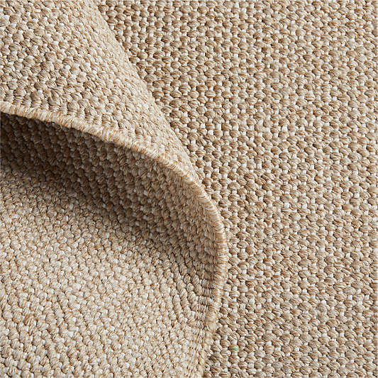 Taos Performance Handwoven Camel Brown Indoor/Outdoor Rug Swatch 12"x18"