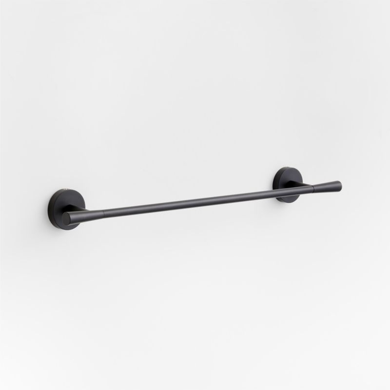 Kohler black best sale towel bar