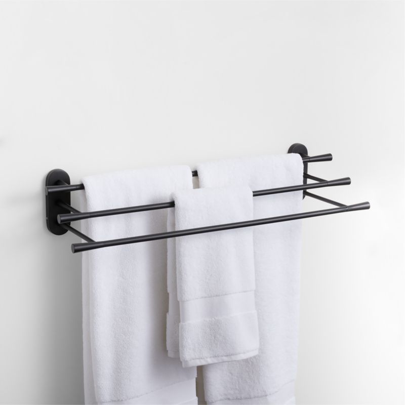 Towel rack crate and barrel sale