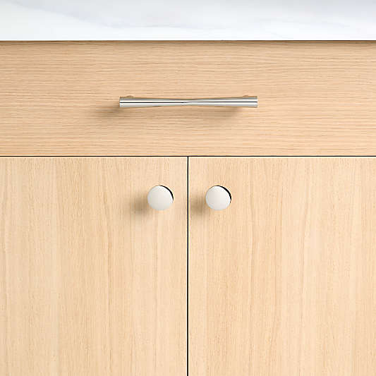 Tapered Polished Chrome Cabinet Drawer Bar Pulls