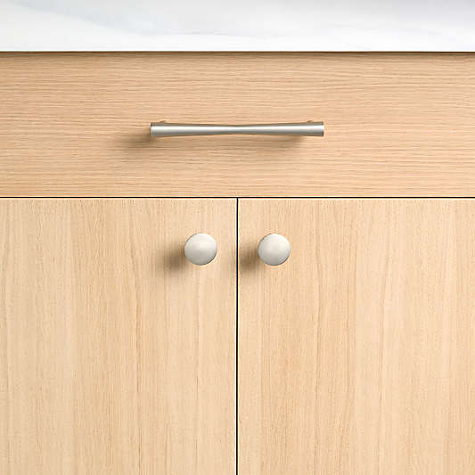 Tapered Nickel Cabinet Drawer Bar Pulls