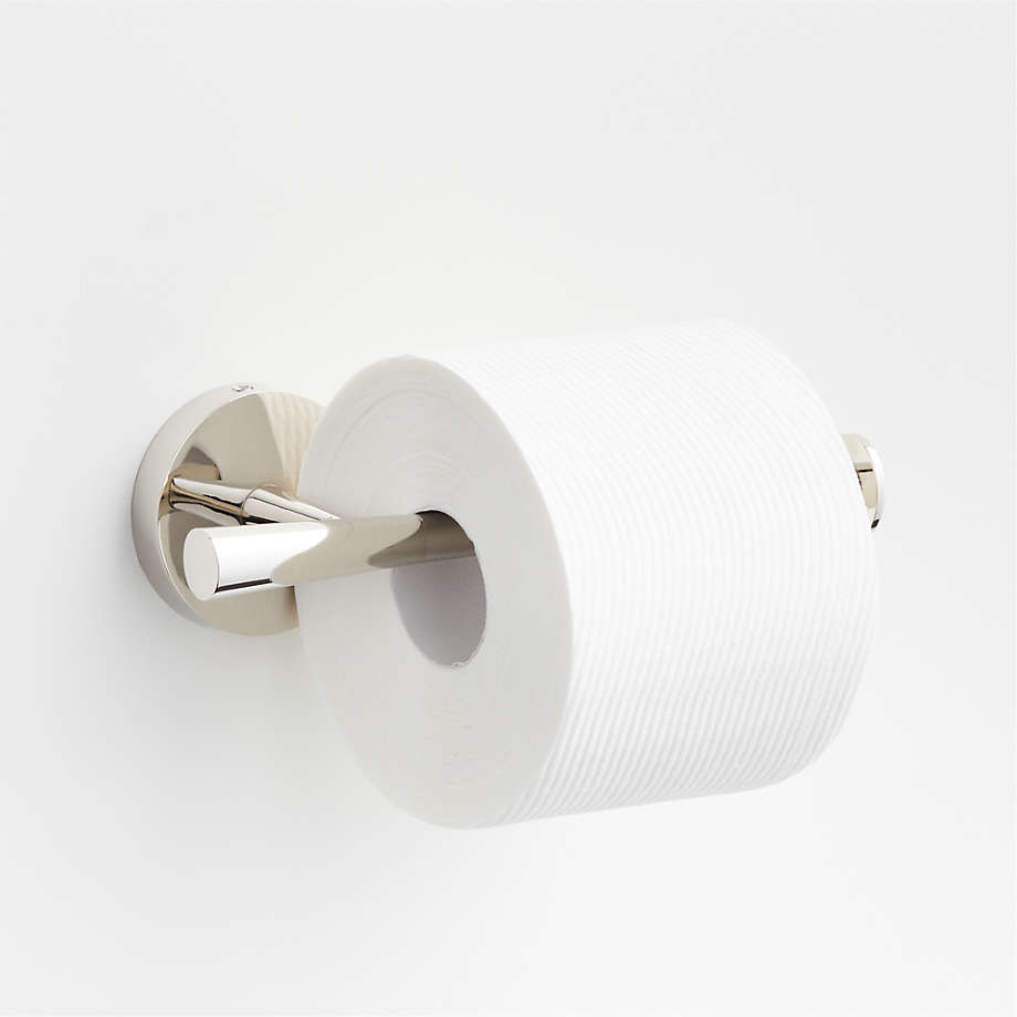 Tapered Polished Chrome Wall-Mounted Toilet Paper Holder