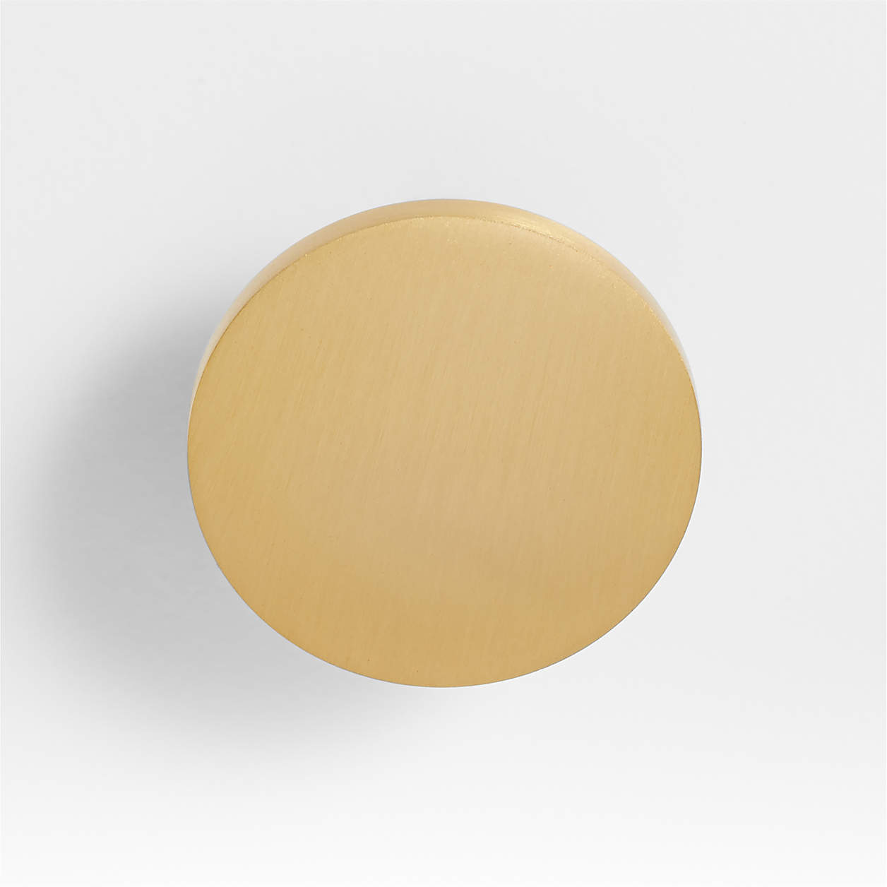 Tapered Brushed Brass Knob + Reviews Crate & Barrel Canada