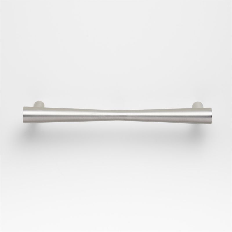 Tapered 6" Brushed Nickel Cabinet Drawer Bar Pull - image 3 of 4