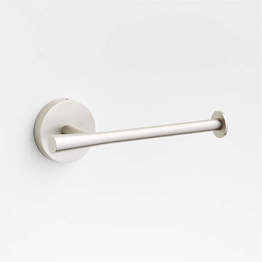 Tapered Brushed Nickel Wall-Mounted Toilet Paper Holder