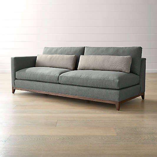 Taraval Oak Wood Base Left Arm Sofa