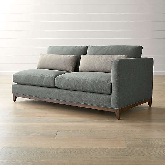 Taraval Oak Wood Base Right Arm Loveseat