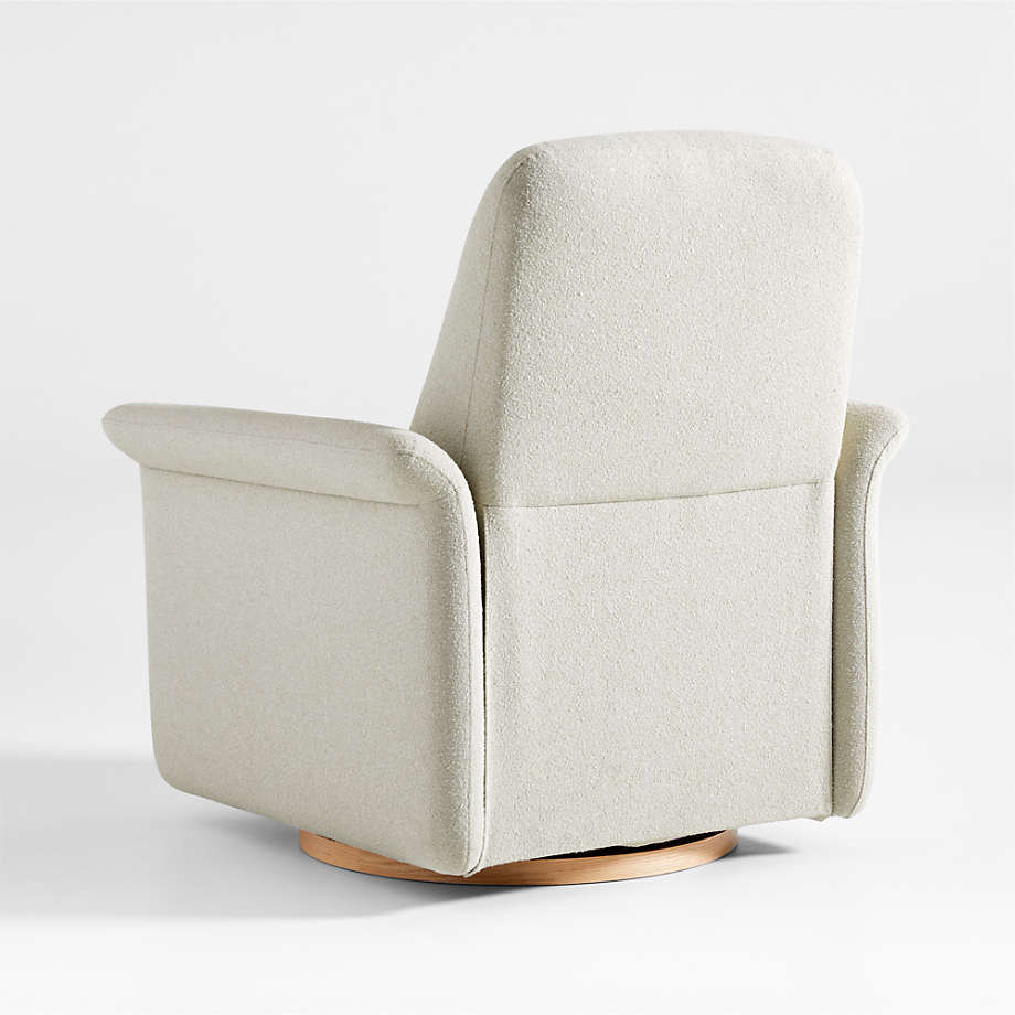 Tasse Reclining Swivel Accent Chair Crate Barrel