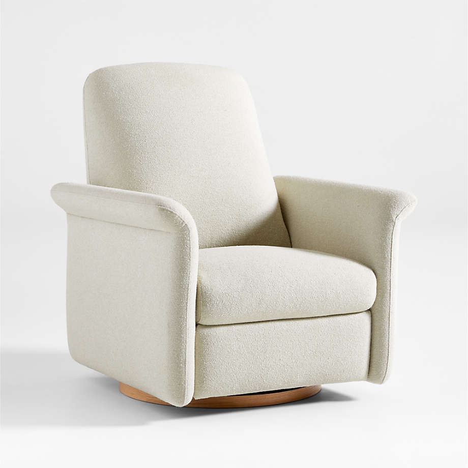 Tasse Reclining Swivel Accent Chair | Crate & Barrel