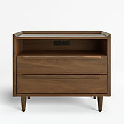Tate Walnut Nightstand