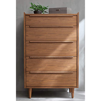Tate 5 Drawer Chest Reviews Crate, Crate And Barrel Dresser Tall