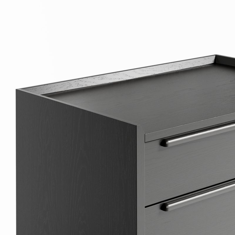 Tate Black 5-Drawer Chest