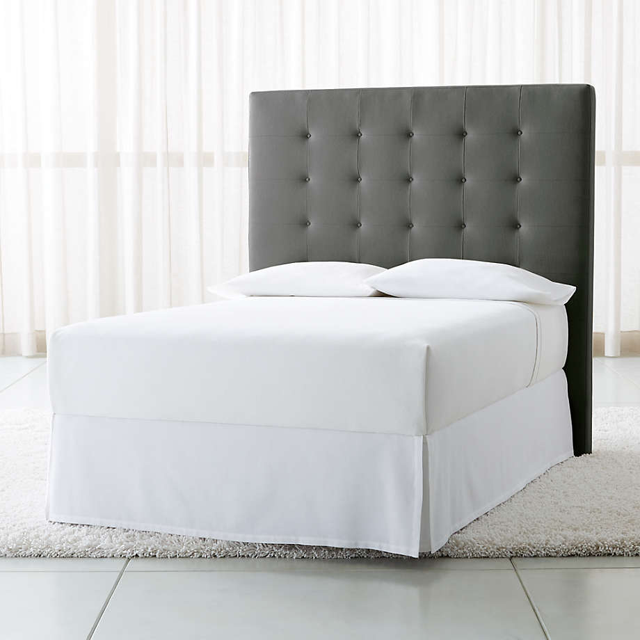 Tate Full Upholstered Headboard 62" + Reviews Crate & Barrel