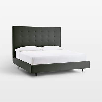 Tate 62" Tufted Upholstered King Bed