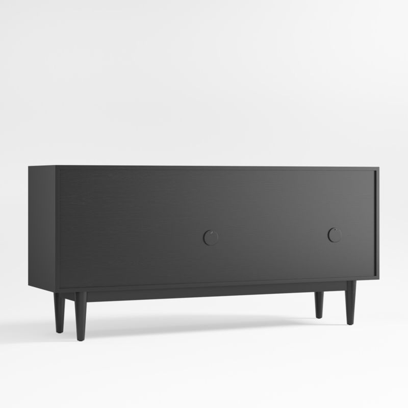 Tate 64.5" Black Wood Storage Media Console - image 7 of 10