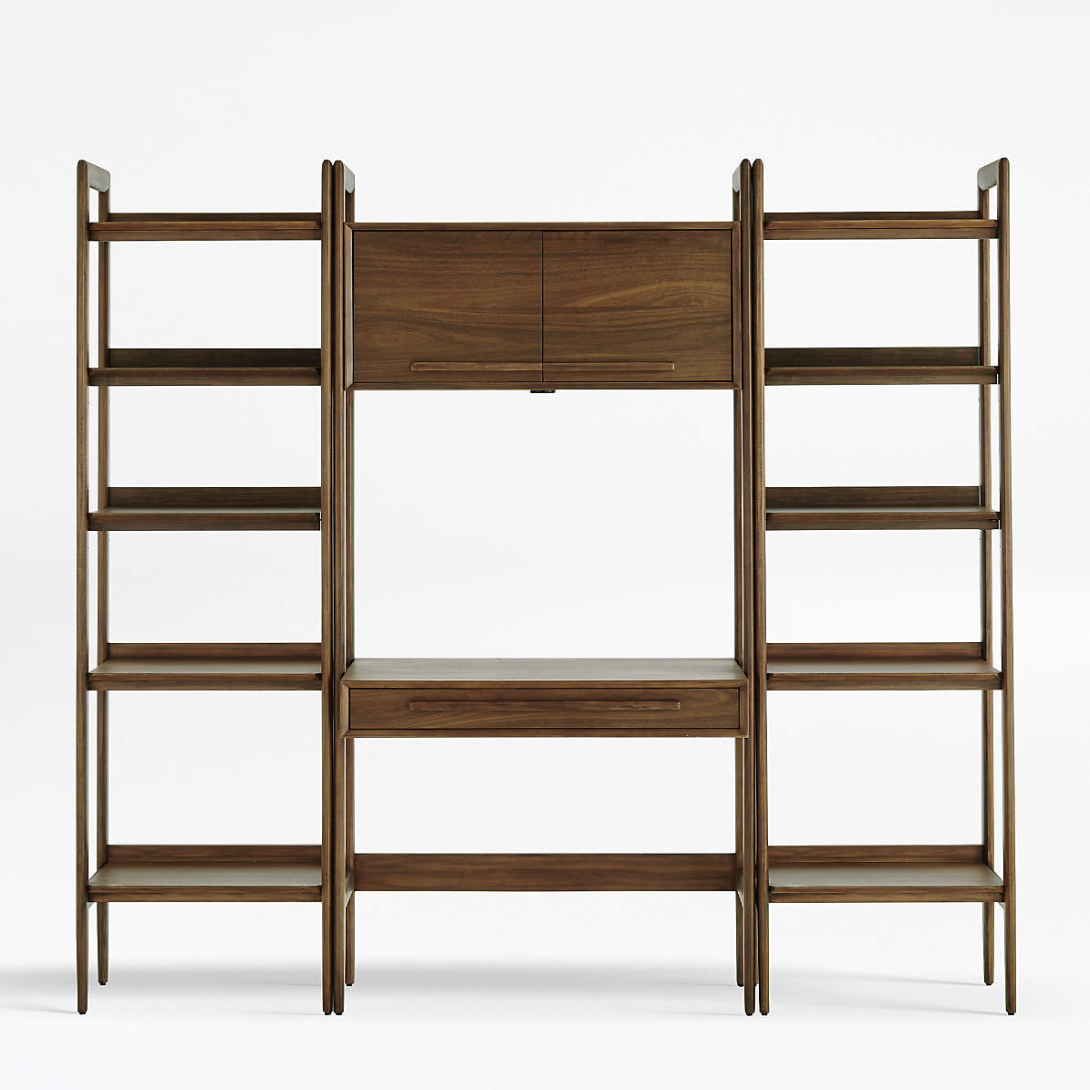 Tate Bookcase Desk With 2, Crate And Barrel Tate Bookcase Desk Combo