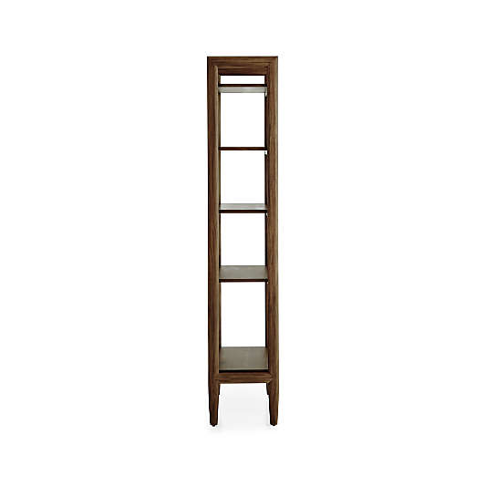 Tate Walnut Storage Bookshelf