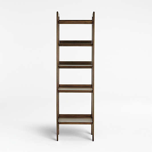 Tate Walnut Storage Bookshelf