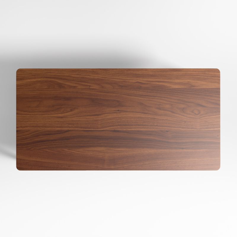 Tate Walnut Wood 48" Rectangular Storage Coffee Table