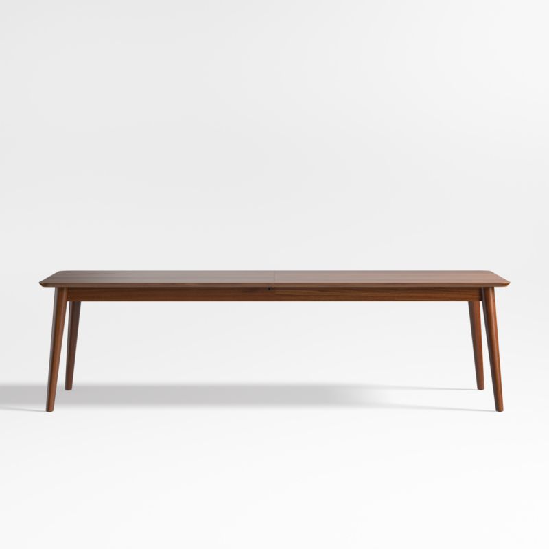 Tate 108"-144" Walnut Wood Extendable Dining Table - image 2 of 10