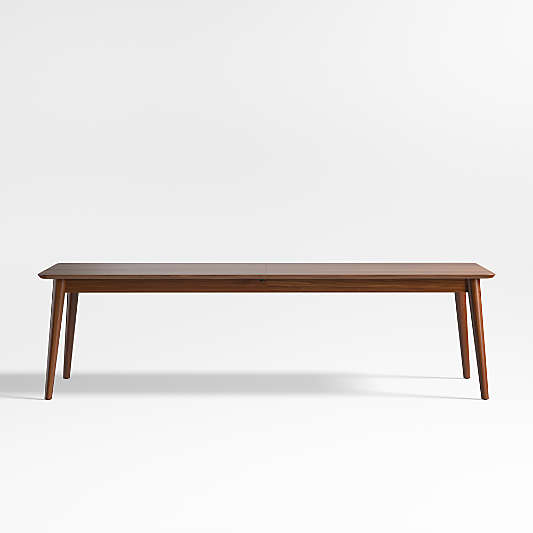 Tate 108"-144" Walnut Wood Extendable Dining Table