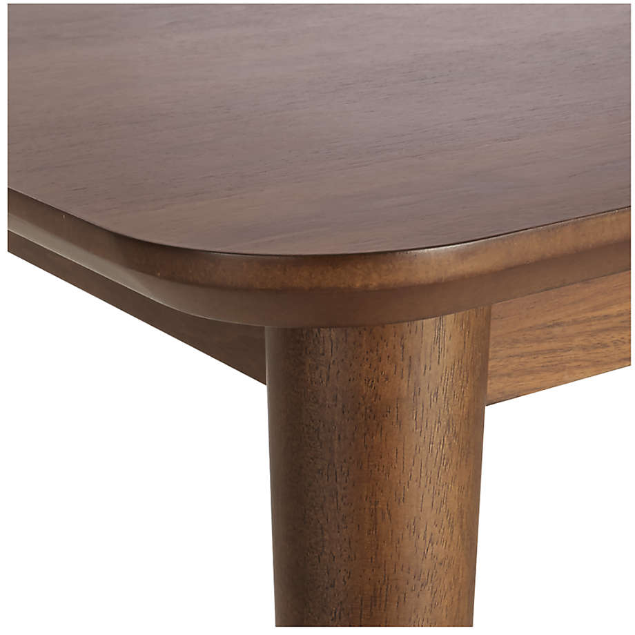 Tate walnut extendable midcentury dining deals table