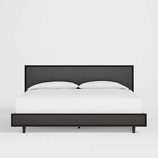 Tate Black King Wood Bed