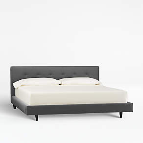 Tate Upholstered King Bed Reviews, Crate And Barrel King Size Bed