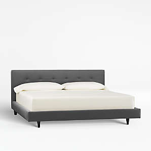 Mid Century Modern Beds Crate And Barrel, Modern California King Bed
