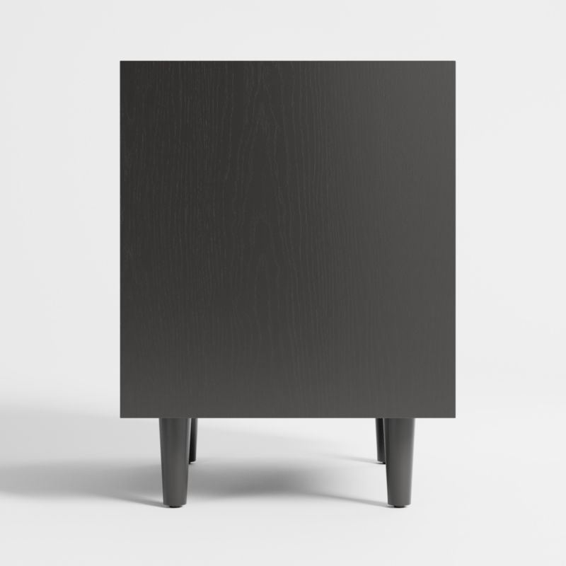 Tate Black Nightstand - image 4 of 7