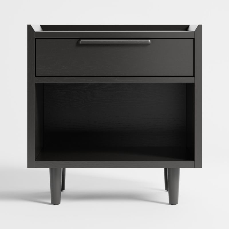 Tate Black Nightstand