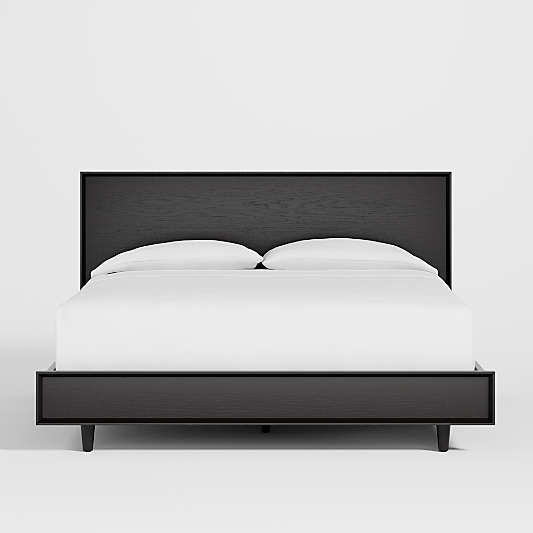 Tate Black King Wood Bed