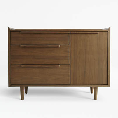 Tate Walnut 3-Drawer Chest