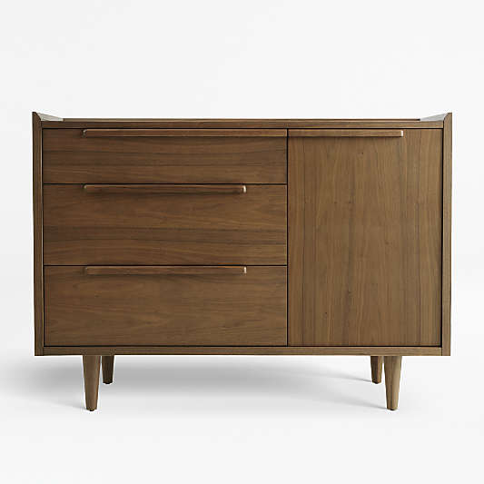 Tate Walnut 3-Drawer Chest