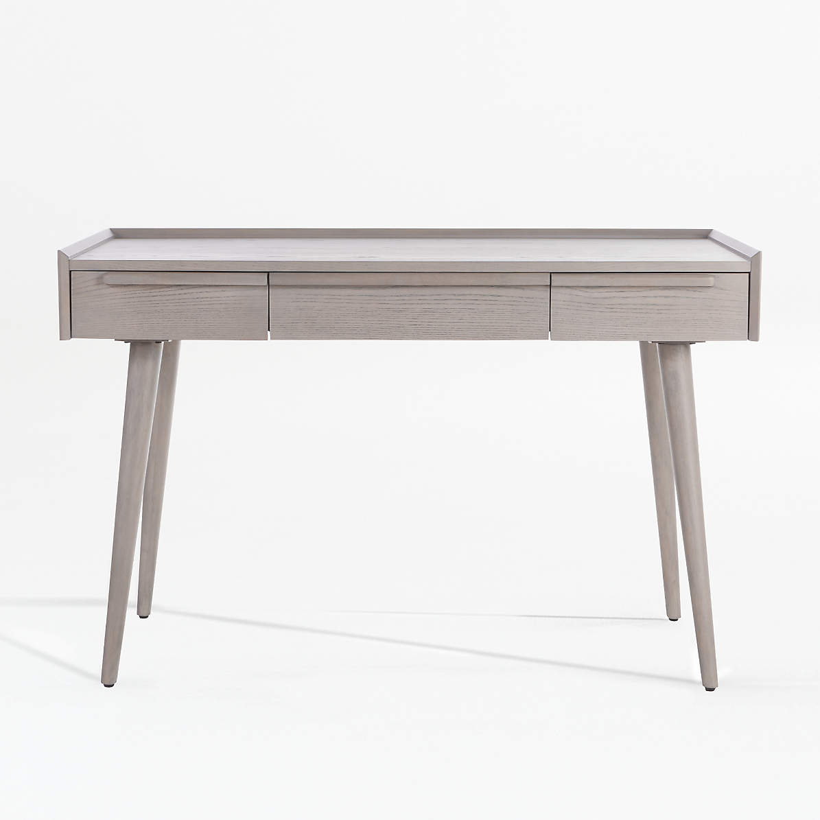Tate Stone 48" Desk with Outlet + Reviews Crate & Barrel.