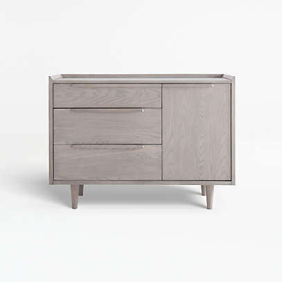 VSF26086 by Style Craft - SMOKE GRAY Three Drawer Chest 38in w. X 36in ht.  X 17in d.