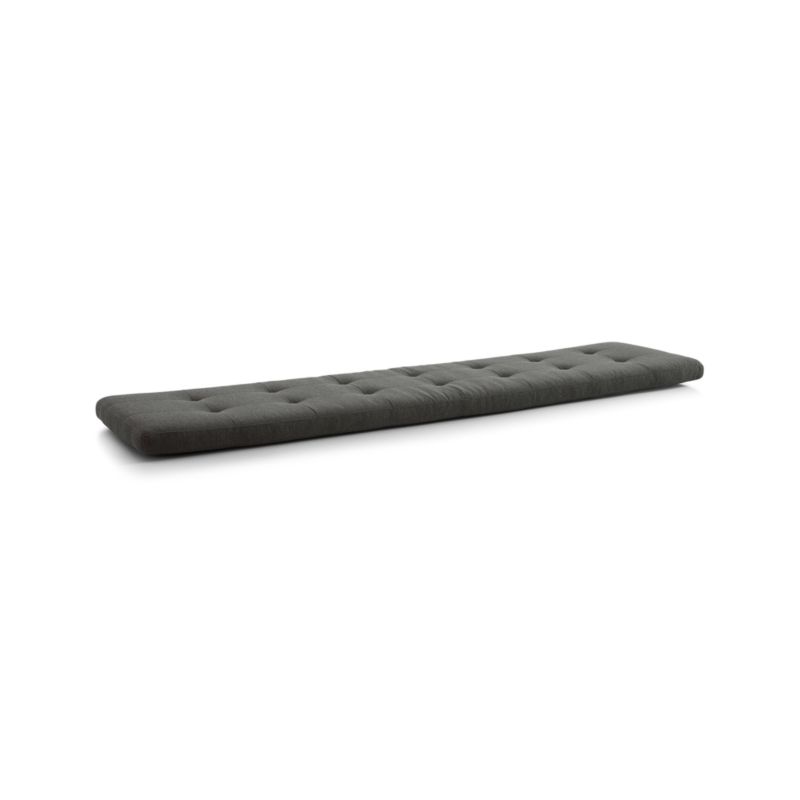 Tate King Slatted Bench Charcoal Cushion - image 1 of 2