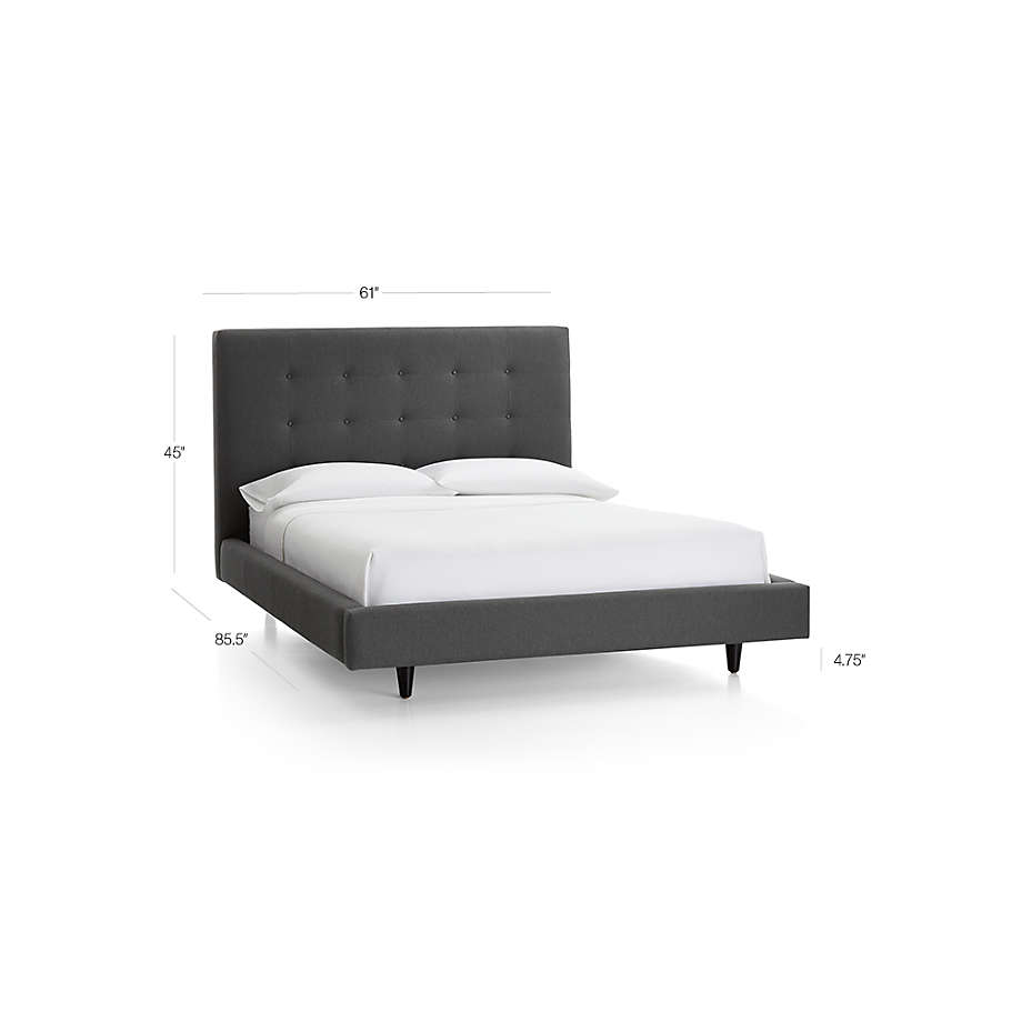 View Tate California King Upholstered Bed 45" - image 3 of 9