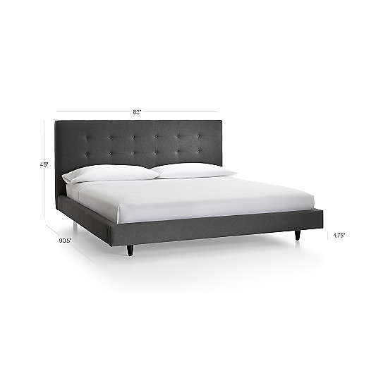 Tate King Upholstered Bed 45"