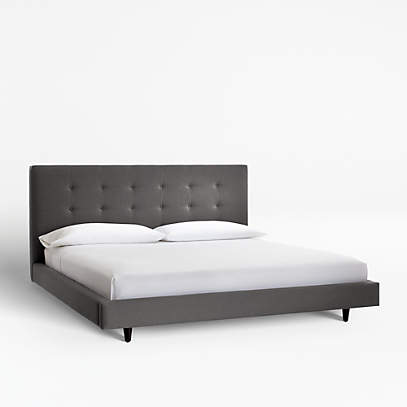 Tate California King Upholstered Bed 45, Difference Between King And California King Bed Frame