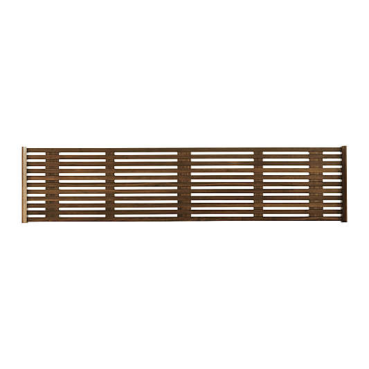 Tate King Walnut Slatted Bench