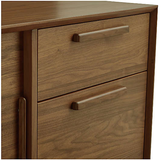 Tate 80" Walnut Storage Media Console